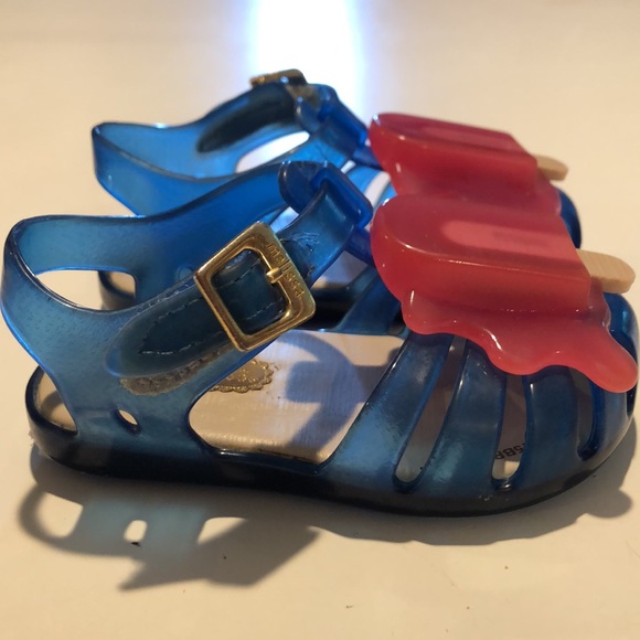 EUC Mini Melissa Popsicle Fishermen Jelly’s sz 5 - Picture 4 of 9